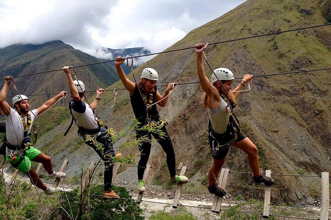 4-Day Inca Jungle Adventure, Mountain Biking, Rafting and Zipline - Machu Picchu Hot Springs day: Lucmabamba to Llactapata to Hidroeléctrica
