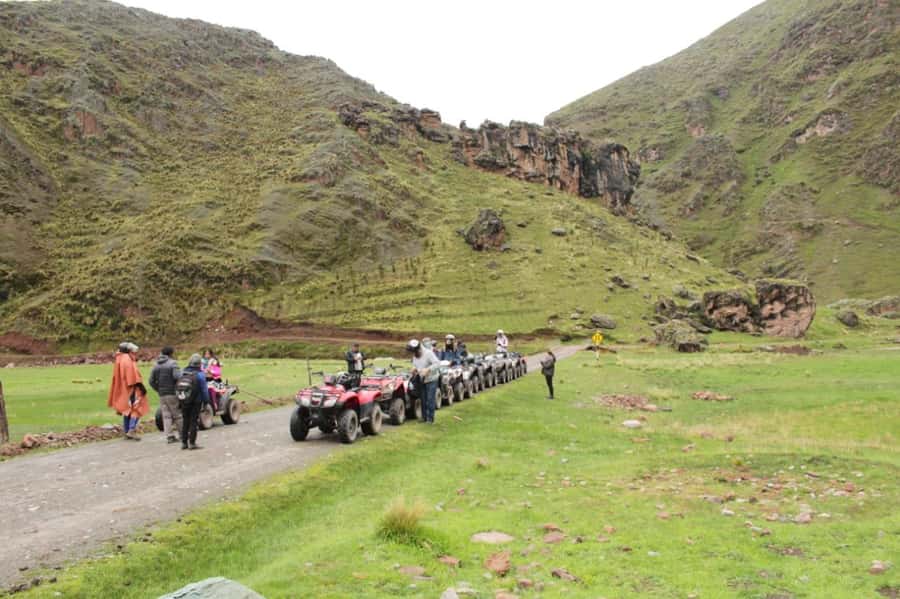 From Cusco: Mountain of colors and red valley on ATVs - Red Valley quad ride: the best part for most people