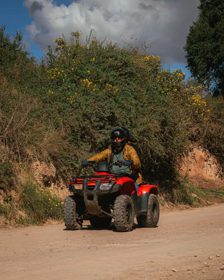 From Cusco: Quad bike tour Moray and Salt Mines - Cusco pickup, van ride, and ATV base training