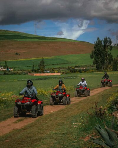 From Cusco: Quad bike tour Moray and Salt Mines - Riding your Honda TRX 250: what the experience feels like