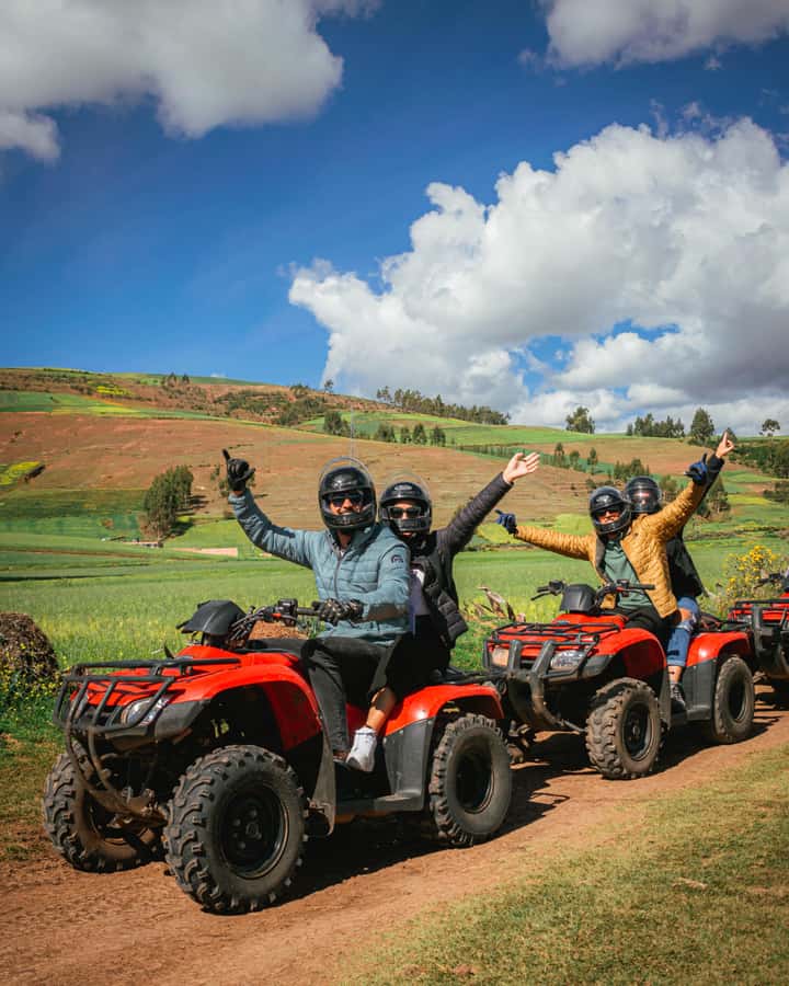 From Cusco: Quad bike tour Moray and Salt Mines - Sacred Valley photo stops: quick pauses with real views