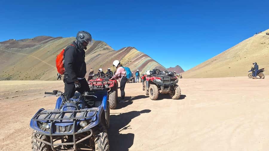From cusco: Rainbow Mountain ATV Tour with meals - Sunrise Pickup From Cusco: The 3:30 to 4:00 am start