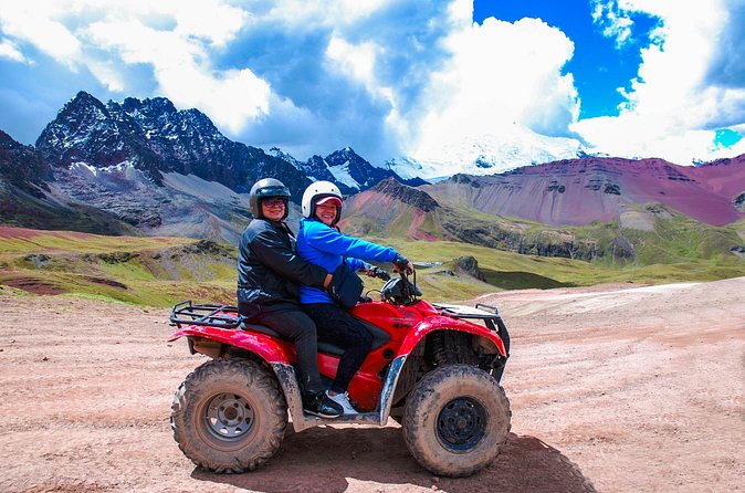 From Cusco: Vinicunca Rainbow Mountain ATV Tour with Meals - ATV details: automatic machines, helmet fit, and how safety is handled