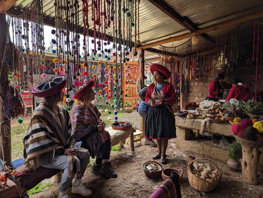 From Ollantaytambo:Moray, Salt Mines, Chinchero end in Cusco - Chinchero and its textile weaving center: watching tradition in action