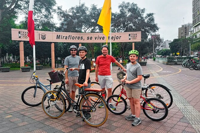 Lima Bike Tour in Miraflores & Barranco - Shared small group - Stop 4: The bicentennial eco-park, then the La Paz Bridge