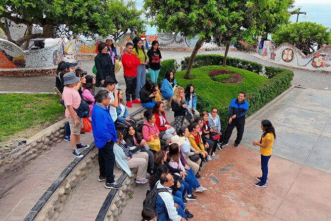 Lima City Tour Plus + Video by Drone - Group - Plaza Mayor in downtown Lima: outside views of the big power buildings