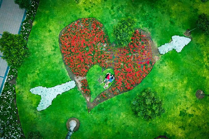 Lima City Tour Plus + Video by Drone - Group - Love Park in Miraflores: your drone-video moment at El Parque del Amor