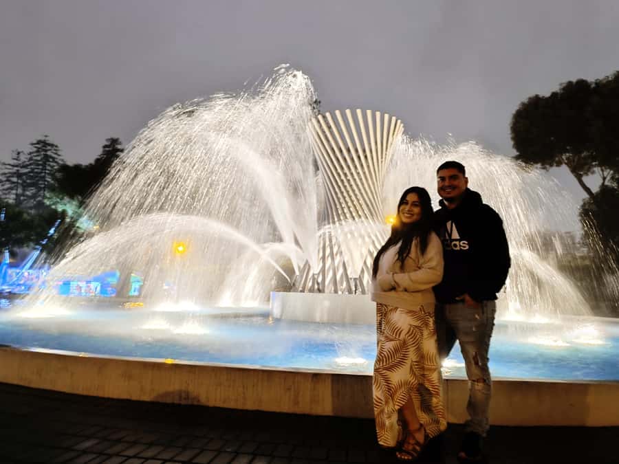Lima: Magic Water Circuit Light Show Tour with Pickup - The show you came for: Fantasy Fountain in lights, water, and sound