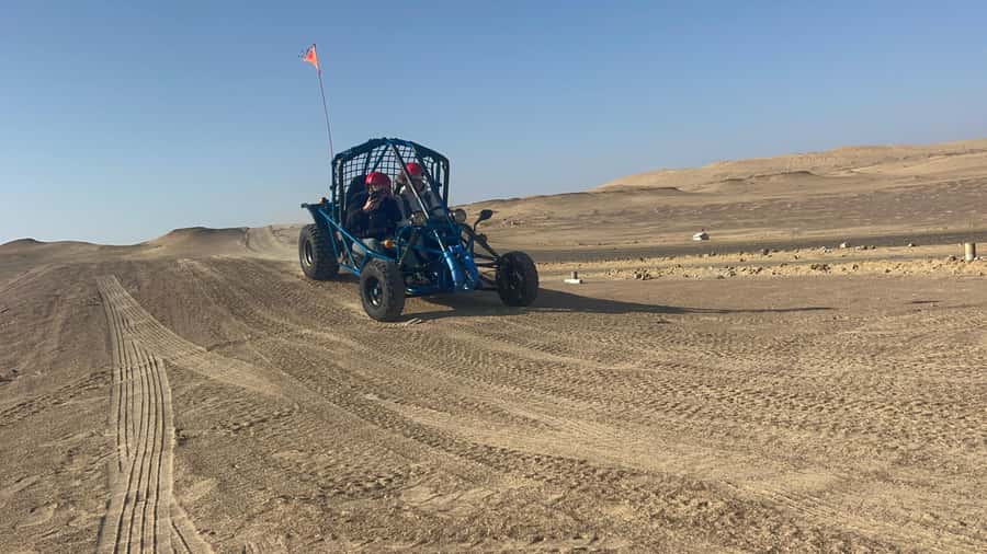 Mini Buggy GO KART in Paracas National Reserve - Upper Viewpoint of the Reserve: Desert Meets Ocean From Above