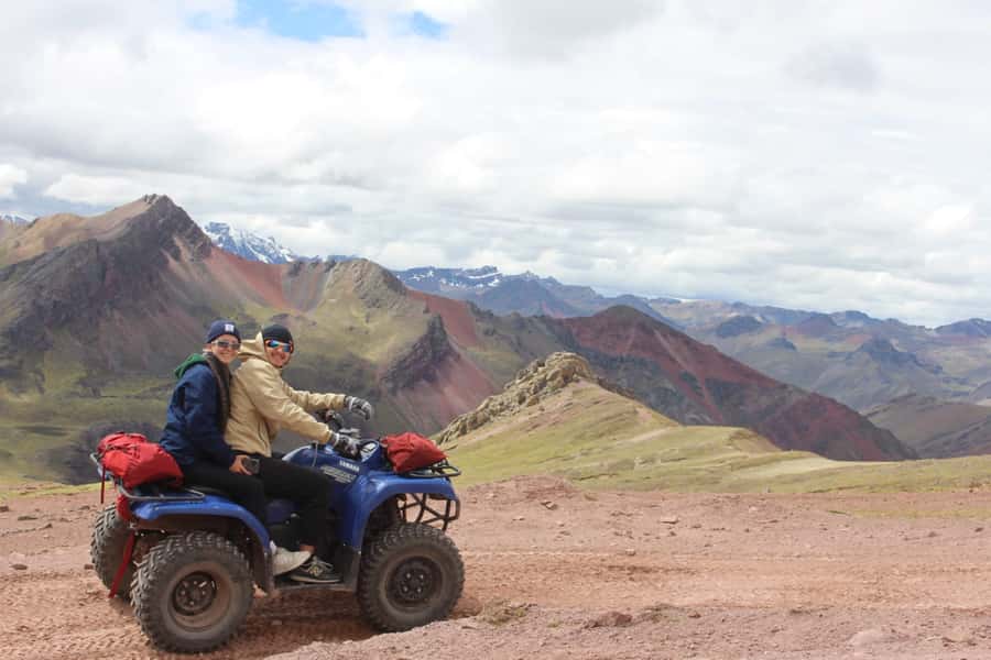 Montaña de Colores: tour en cuatrimotos día completo - The descent back: 30 minutes of riding plus one real-world risk