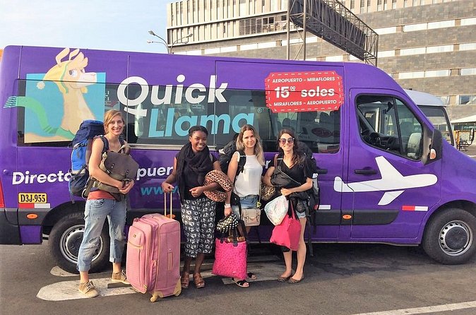 QuickLlama: Door-to-door transfer from Miraflores to Lima Airport - Safety, pro drivers, and the insurance coverage details