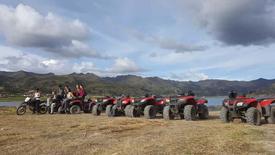 Sacred Valley: Huaypoo Lagoon and Maras by Quad Bike - ATV - Salineras de Maras: salt mines from the viewpoint (no inside access)