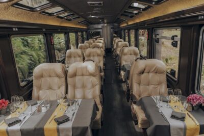 The First Class Machu Picchu Train by Inca Rail - The Sacred Valley Route and the Observatory Car Views